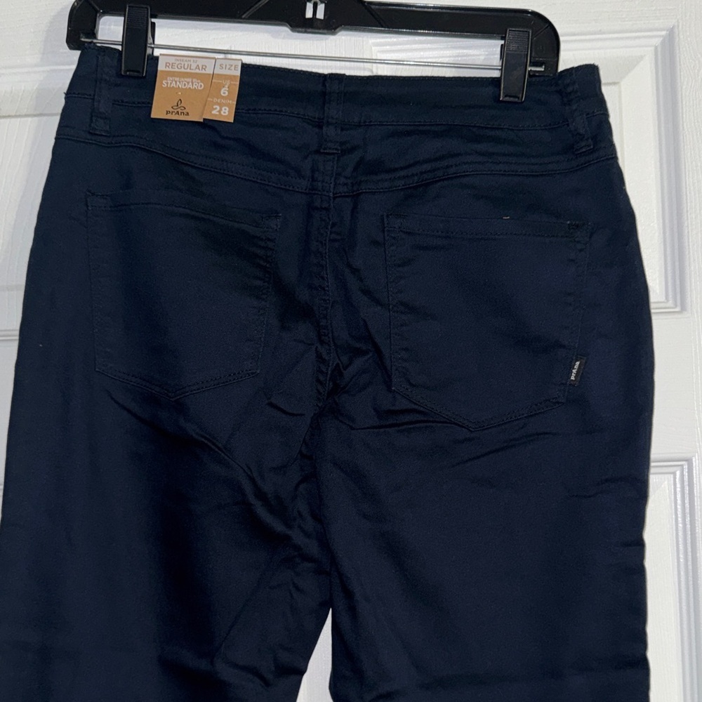 Prana Women's High Rise Jeans - Navy Blue - Picture 5 of 7